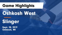 Oshkosh West  vs Slinger Game Highlights - Sept. 28, 2019