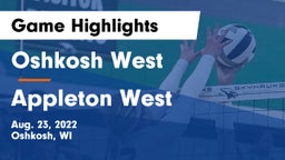 Oshkosh West  vs Appleton West  Game Highlights - Aug. 23, 2022