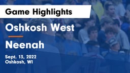 Oshkosh West  vs Neenah  Game Highlights - Sept. 13, 2022