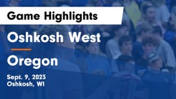 Oshkosh West  vs Oregon  Game Highlights - Sept. 9, 2023