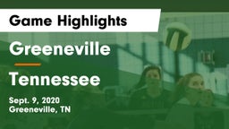 Greeneville  vs Tennessee  Game Highlights - Sept. 9, 2020