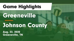 Greeneville  vs Johnson County  Game Highlights - Aug. 22, 2020