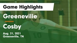 Greeneville  vs Cosby Game Highlights - Aug. 21, 2021