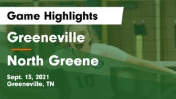 Greeneville  vs North Greene Game Highlights - Sept. 13, 2021