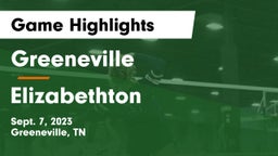 Greeneville  vs Elizabethton  Game Highlights - Sept. 7, 2023