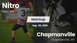 Matchup: Nitro vs. Chapmanville  2016