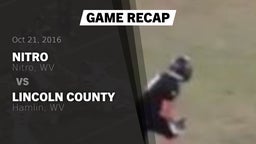 Recap: Nitro  vs. Lincoln County  2016