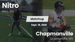 Matchup: Nitro vs. Chapmanville  2020
