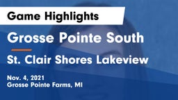 Grosse Pointe South  vs St. Clair Shores Lakeview Game Highlights - Nov. 4, 2021