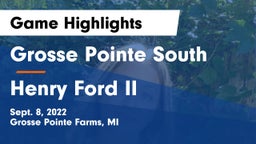 Grosse Pointe South  vs Henry Ford II  Game Highlights - Sept. 8, 2022
