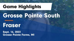 Grosse Pointe South  vs Fraser  Game Highlights - Sept. 16, 2022