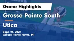 Grosse Pointe South  vs Utica  Game Highlights - Sept. 21, 2022