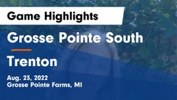 Grosse Pointe South  vs Trenton  Game Highlights - Aug. 23, 2022