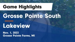 Grosse Pointe South  vs Lakeview  Game Highlights - Nov. 1, 2022