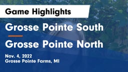 Grosse Pointe South  vs Grosse Pointe North  Game Highlights - Nov. 4, 2022