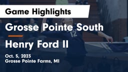 Grosse Pointe South  vs Henry Ford II  Game Highlights - Oct. 5, 2023