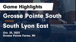 Grosse Pointe South  vs South Lyon East  Game Highlights - Oct. 25, 2023