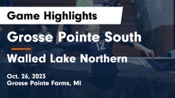 Grosse Pointe South  vs Walled Lake Northern  Game Highlights - Oct. 26, 2023