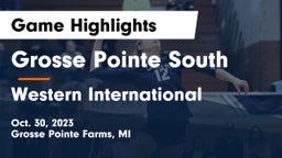 Grosse Pointe South  vs Western International Game Highlights - Oct. 30, 2023