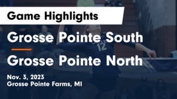 Grosse Pointe South  vs Grosse Pointe North  Game Highlights - Nov. 3, 2023