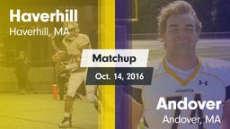 Matchup: Haverhill vs. Andover 2016