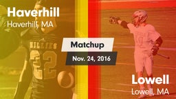 Matchup: Haverhill vs. Lowell  2016
