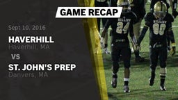 Recap: Haverhill  vs. St. John's Prep 2016