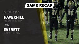 Recap: Haverhill  vs. Everett  2016