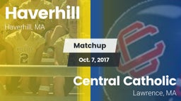 Matchup: Haverhill vs. Central Catholic  2017