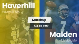 Matchup: Haverhill vs. Malden  2017