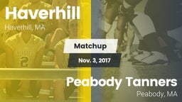 Matchup: Haverhill vs. Peabody Tanners 2017