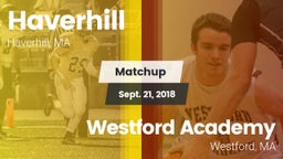 Matchup: Haverhill vs. Westford Academy  2018