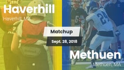 Matchup: Haverhill vs. Methuen  2018