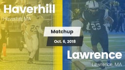 Matchup: Haverhill vs. Lawrence  2018