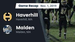 Recap: Haverhill  vs. Malden  2019