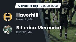 Recap: Haverhill  vs. Billerica Memorial  2022