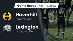 Recap: Haverhill  vs. Lexington  2022