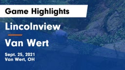 Lincolnview  vs Van Wert Game Highlights - Sept. 25, 2021