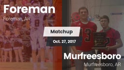 Matchup: Foreman vs. Murfreesboro  2017