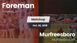 Matchup: Foreman vs. Murfreesboro  2018