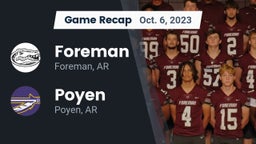 Recap: Foreman  vs. Poyen  2023