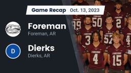 Recap: Foreman  vs. Dierks  2023