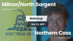 Matchup: Milnor/North Sargent vs. Northern Cass  2017