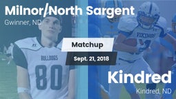Matchup: Milnor/North Sargent vs. Kindred  2018