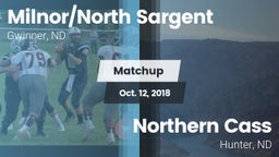 Matchup: Milnor/North Sargent vs. Northern Cass  2018