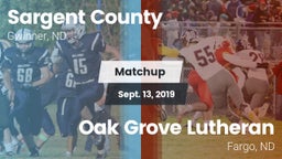 Matchup: Milnor/North Sargent vs. Oak Grove Lutheran  2019