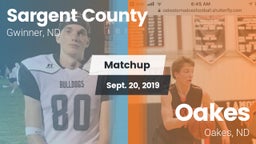 Matchup: Milnor/North Sargent vs. Oakes  2019