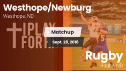 Matchup: Westhope/Newburg vs. Rugby  2018