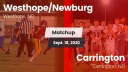 Matchup: Westhope/Newburg vs. Carrington  2020