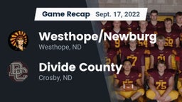 Recap: Westhope/Newburg  vs. Divide County  2022